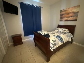 Twin Bed, Mattress,Box spring,Matching nightstand