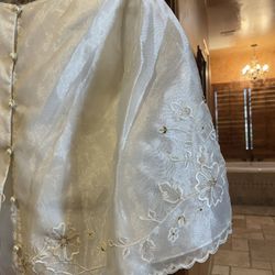 Rafaella Beautiful Handmade Lace Pearl  New Blouse From Middle East $20