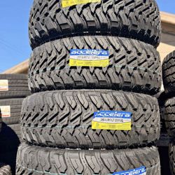 285/70/17 Accelera MT New Tires LT Installed Included 