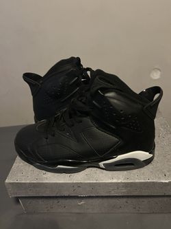 Black Air Jordan 6s