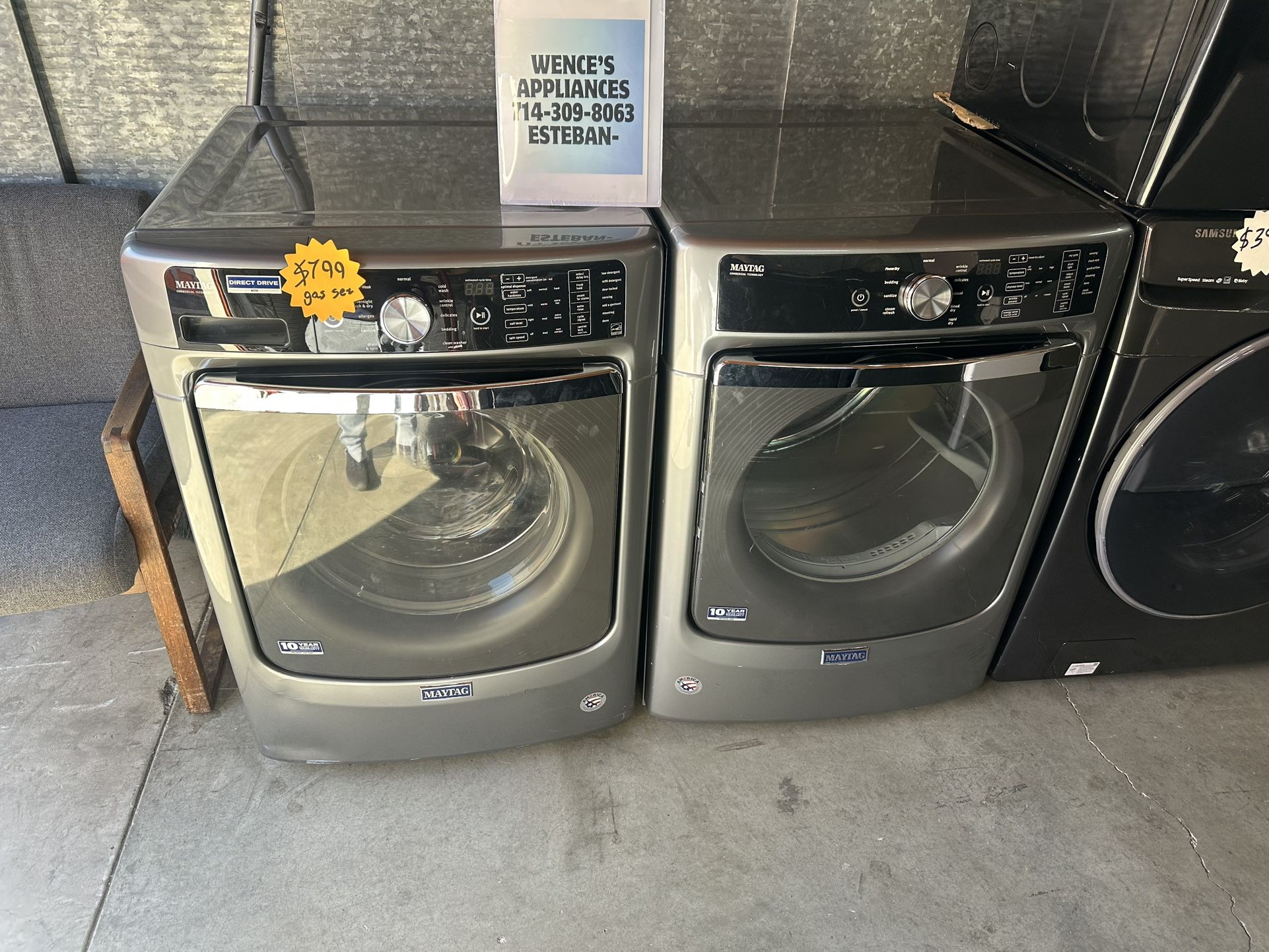 Maytag Washer And Gas Dryer 
