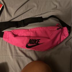 Nike Womens Pink With Black Fanny Pack