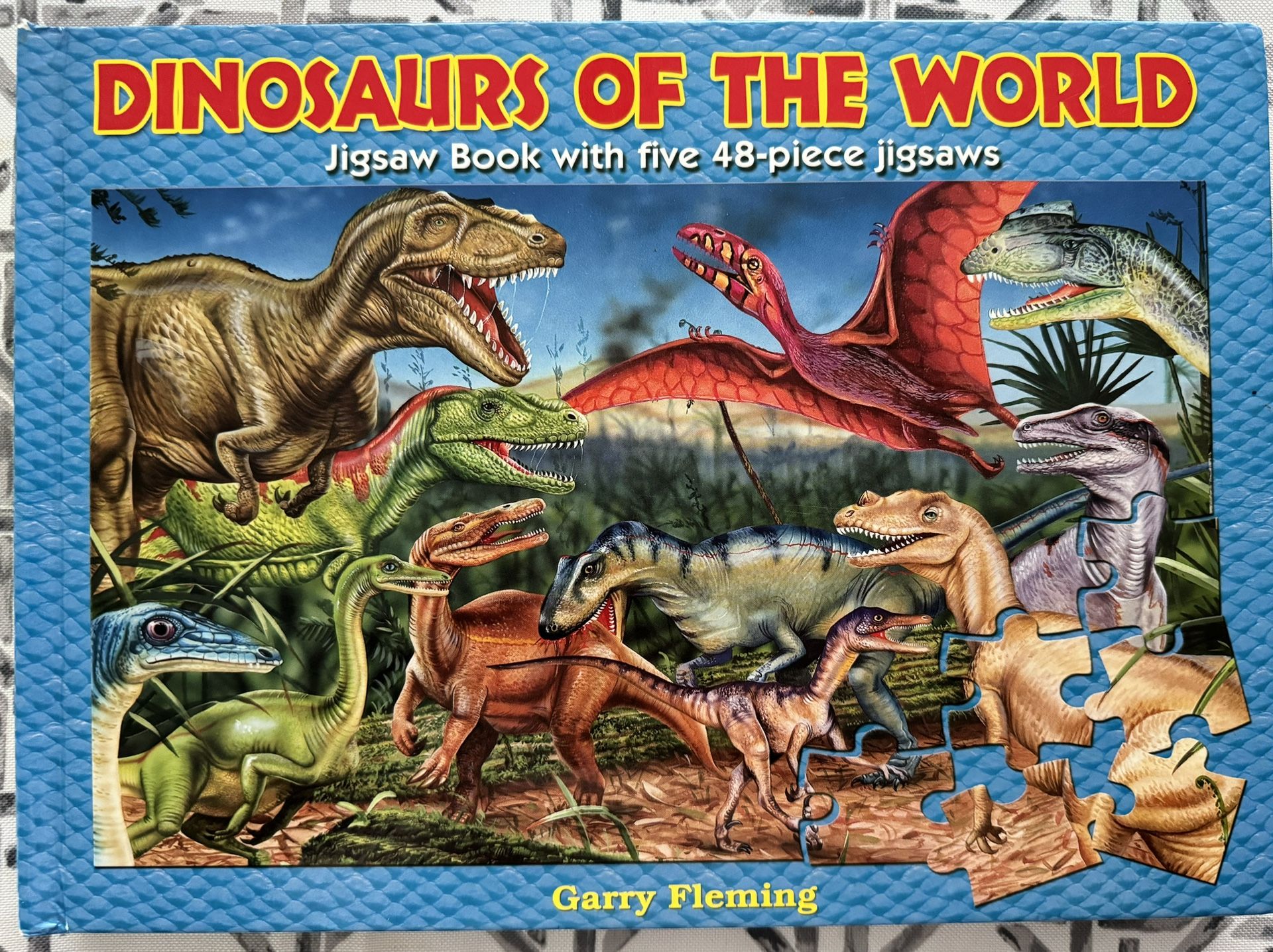Dinosaurs Puzzle Book—5 puzzles