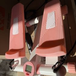 Pink Mini Stepper Exercise Machine 