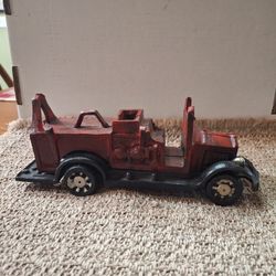 CAST IRON RED FIRE TRUCK