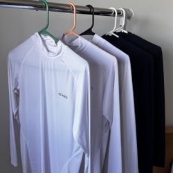 Performance Bundle! EXIO Compression Shirts – Black & White, Large