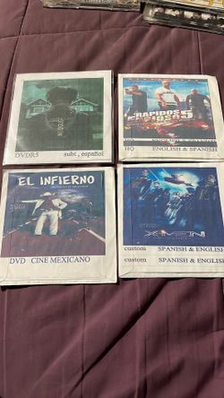 English/Spanish DVD Movies, All For $10