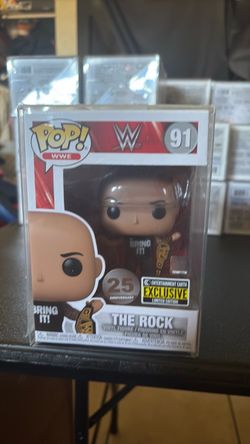 Funko Pop WWE The Rock #91 Entertainment Earth Exclusive