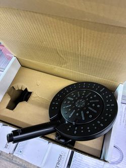 Delta Matte Black Rain Shower Head