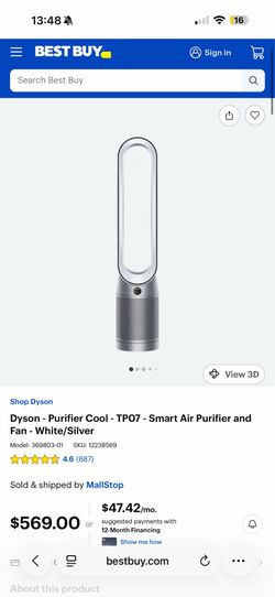 Dyson purifier cool