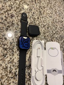 Brand New Apple Watch Series 10 GPS 46mm Jet Black Aluminum With Black Sport Band  With Charger