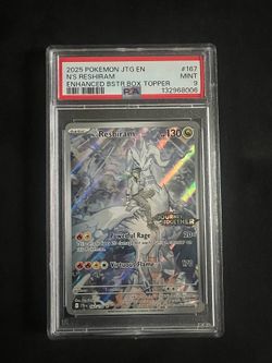 N’s Reshiram #167 PSA 9