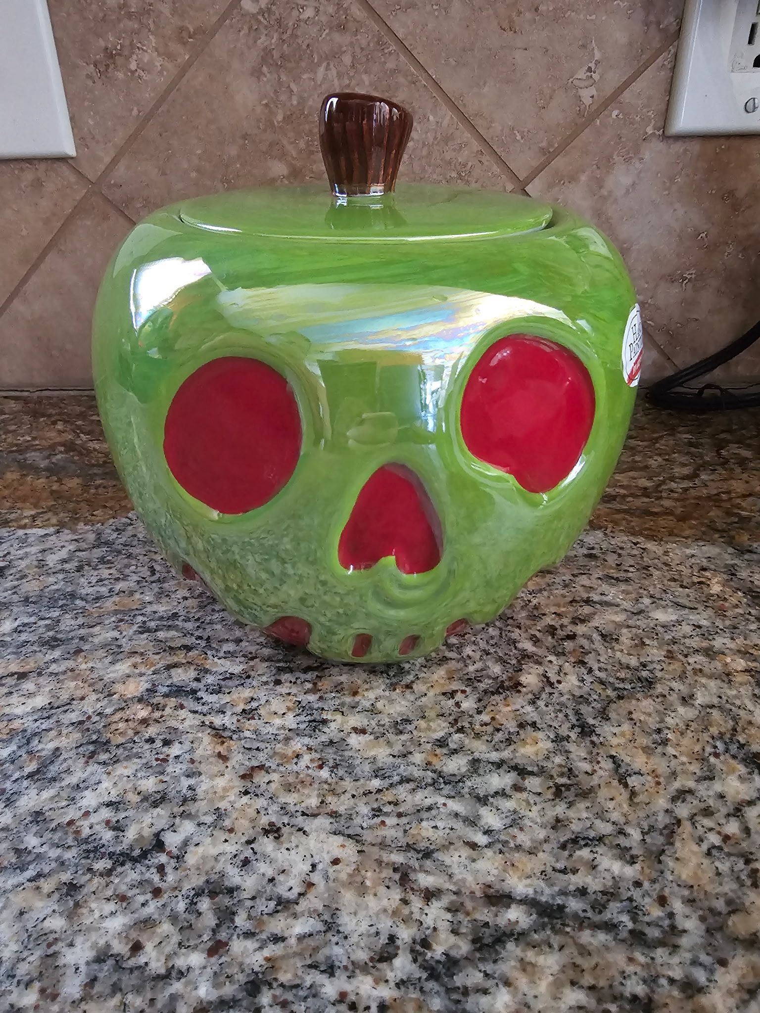 Disney Villain Apple Cookie Jar