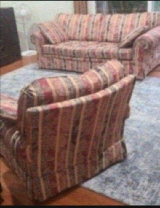 Sofa and Chair Living Room Set Stain Free
