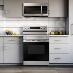 Samsung 6.3 cu. ft. Freestanding Electric Range w/ Rapid Boil $599.99