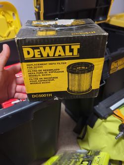 DeWalt Replacement HEPA Filter For Dc500