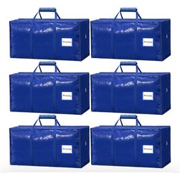 Set De 6 Bolsas Para Mudanza 