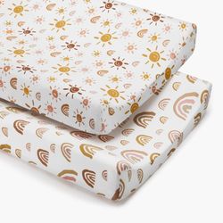 Changing Pad Covers 100% Cotton Jersey Soft Boy or Girl 5" Deep Pocket fit up to 32" x 16" x 4"