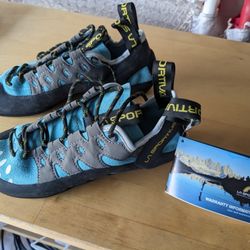 New Women's La sportiva Tarantulace Size 8 Climbing Shoes