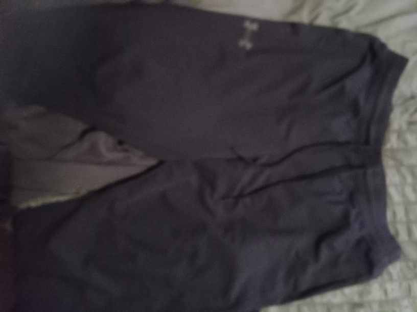 under armour sweats/ North face sweats