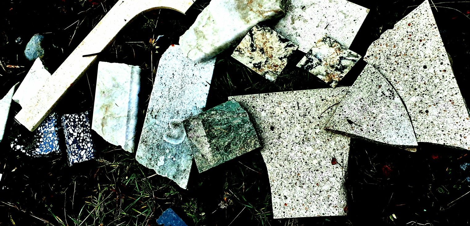 Miscellaneous granite slabs