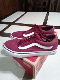 Vans canvas cordo shoes.size 8