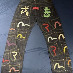 Evisu Multi Pocket Jeans