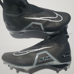 Nike Alpha Menace Elite 3 Men Multiple Sizes Detachable Football Cleats Black DR5659-001