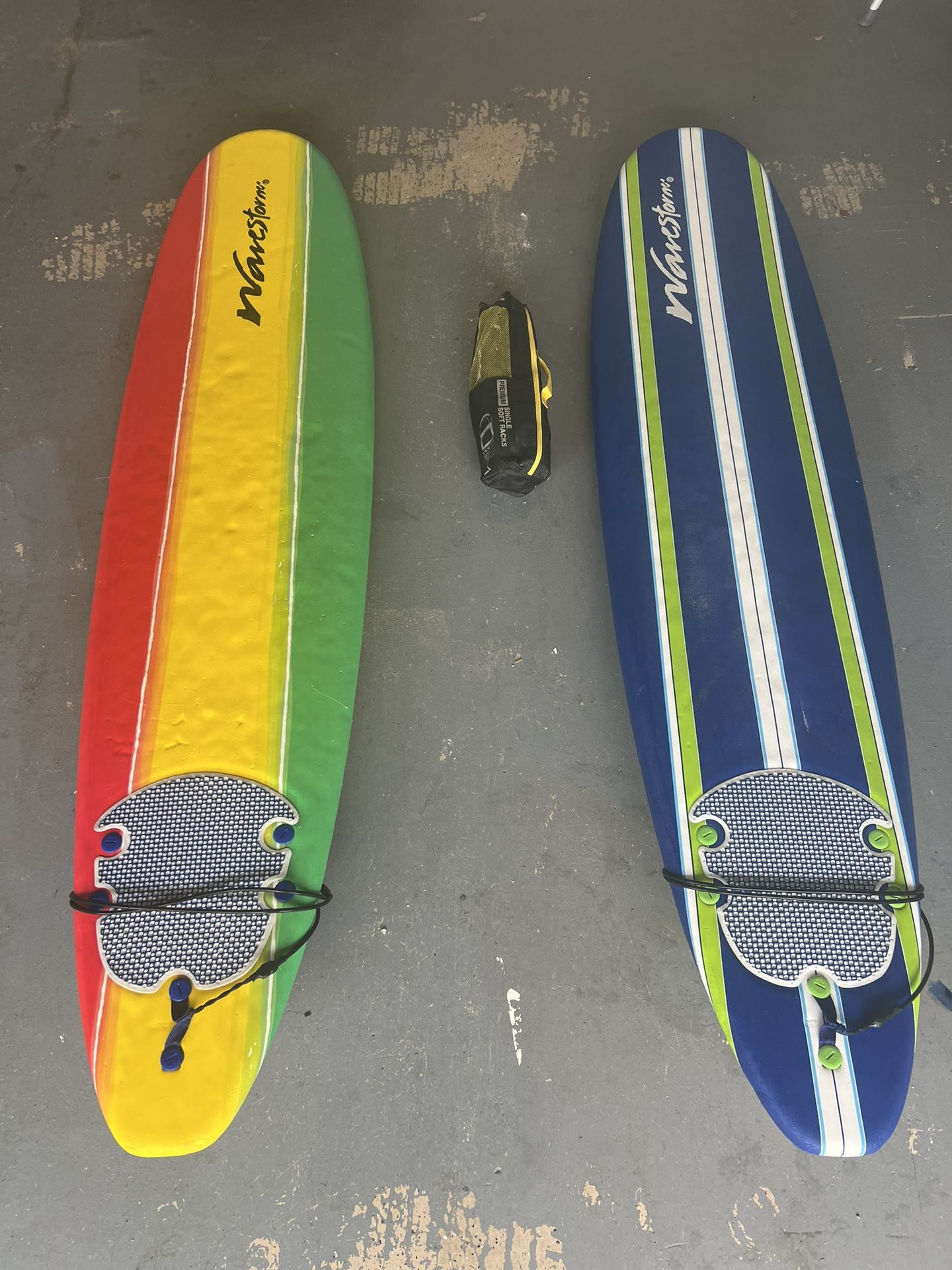8 Ft Wavestorm Surfboards And Premium Soft Roof Rack