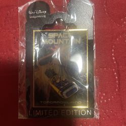 RARE limited edition space mountain disney pin 