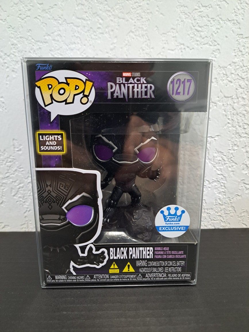Funko Pop! Black Panther #1217 Lights and Sound Funko Shop Exclusive 
