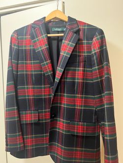 Ralph Lauren blazer size 6 red plaid