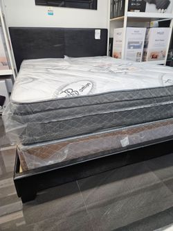 Bamboo Pillowtop __ Queen set $249 >> 12" Thick