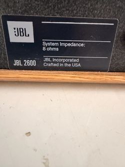 JBL 2600 Speaker