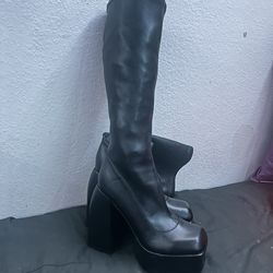 Black Leather Boots