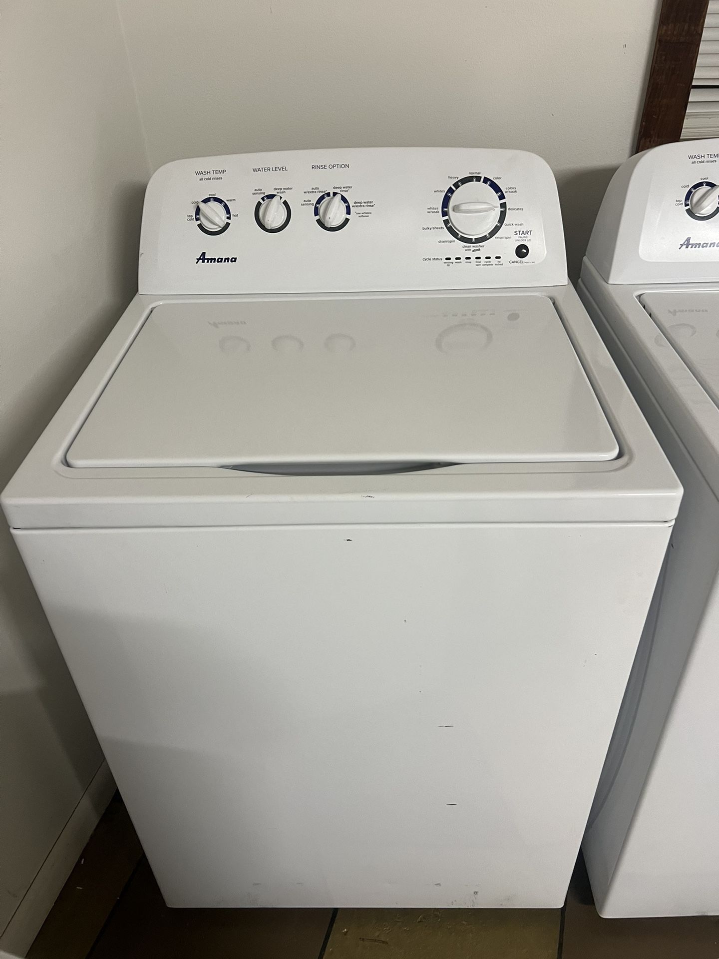 Amana Washer Works Great-60 DAY WARRANTY