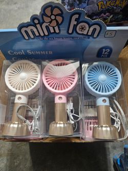 New Rechargeable mini fans $5 each