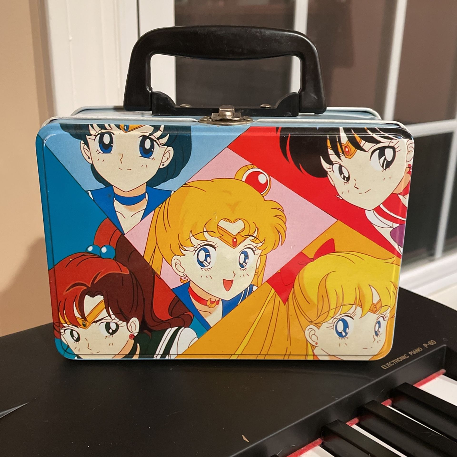 1998 Vintage Sailor Moon Tin Lunchbox Lunch Box