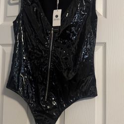 Wetlook PVC Bodysuit L