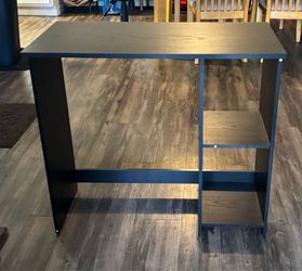 Small black desk