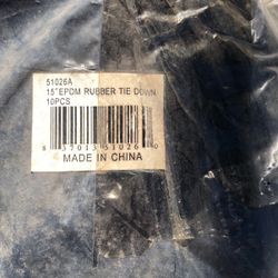Tie Downs—rubber