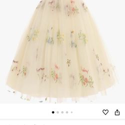 Young Girl Teen Formal Floral Dress For Special Occasion