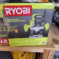 Ryobi 2 Peak 10amp Plung Base Router Electric