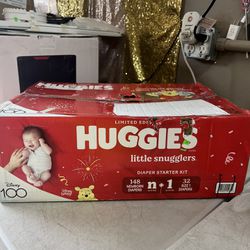 Huggies Size N (148 Ct) And 1 (32 Ct)