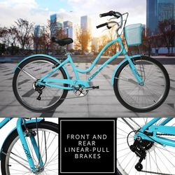 26" Hyper Bicycles Commute Bike with Basket