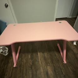 Pink 44 inch gaming desk