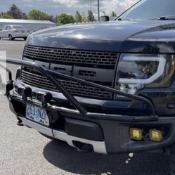 N Fab front bumper With 3 Lights