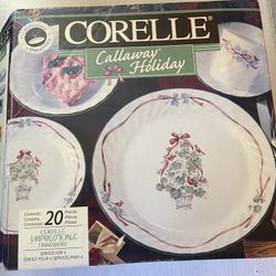 Vintage Corelle Callaway Holiday Dinnerware Christmas Design 🎄
