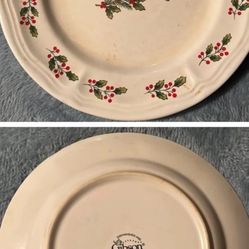 Nice plate with yellow bird and design around side