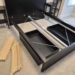 Malm Black Bed Frame